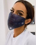 Breathable Rhinestone Flash Diamond Masquerade Mask Jewelry