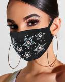 Studded Ear Loop Breathable Mouth Mask Reusable