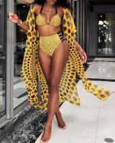 Exotic 3PCS Bikini Set With Cover Up