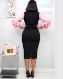 African Bodycon Dress Plus Size Ladies Office Wear Elegant Bandage Dress