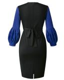 African Bodycon Dress Plus Size Ladies Office Wear Elegant Bandage Dress