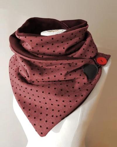 Women Printed Scarf Shawl Casual Scarf For Winter