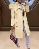 Puff Sleeve Trench Coat