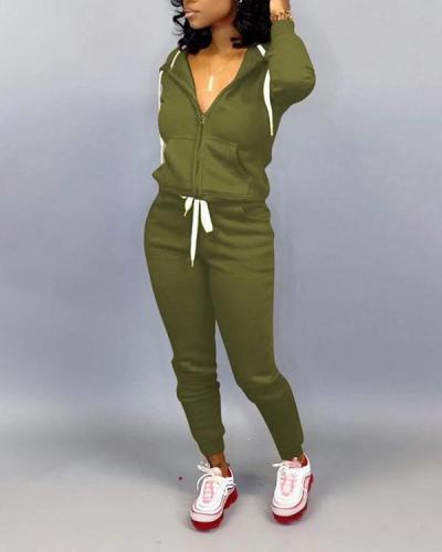 Sports Casual Loose Long-sleeved Trousers Sweater Suit