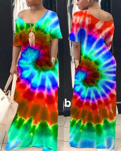 Spin Tie-dye Maxi Dress