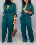 Fashion Sexy Print Tooling Jumpsuit