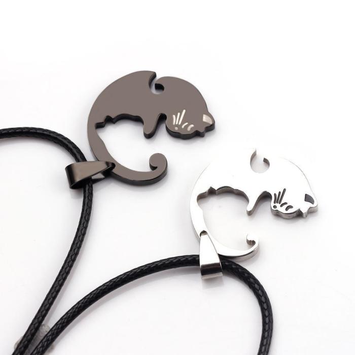 Cute Cat Couple’s Necklaces