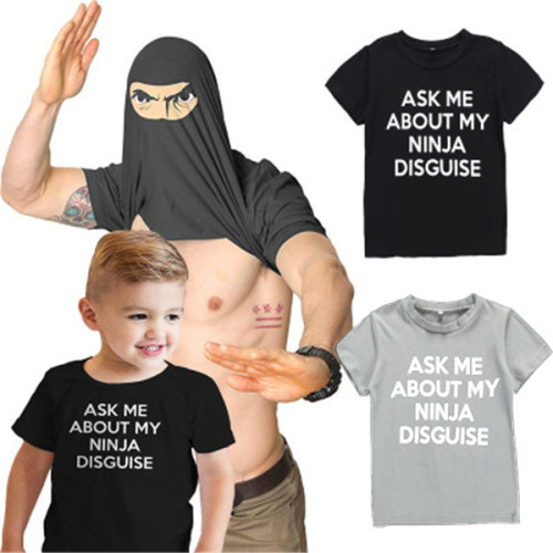 Ninja Disguise Parent-child T-shirt