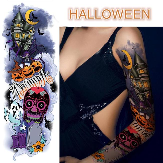 Halloween Style 3D Tattoo Stickers
