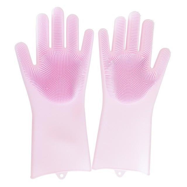 Magic Silicone Dish Washing Gloves(1 Pair)