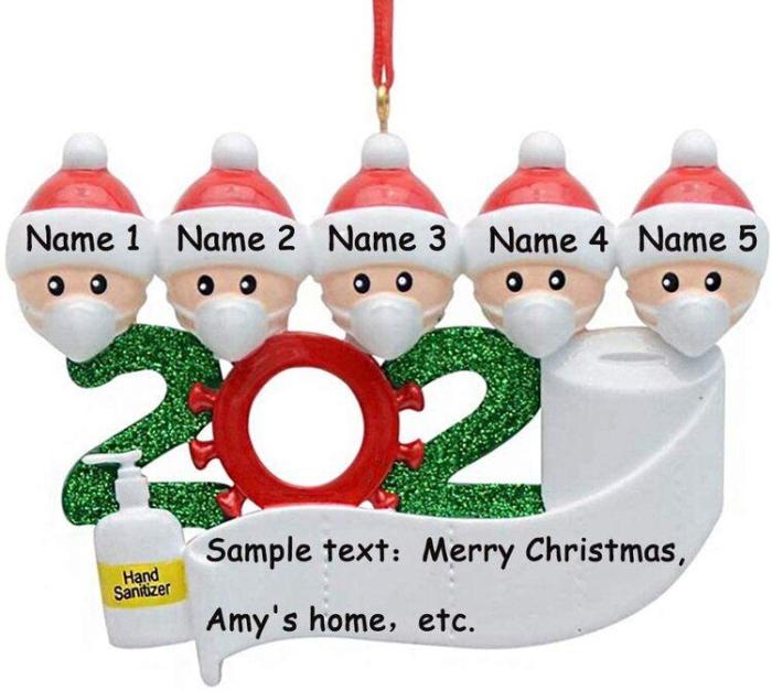 2020 Dated Christmas Ornament