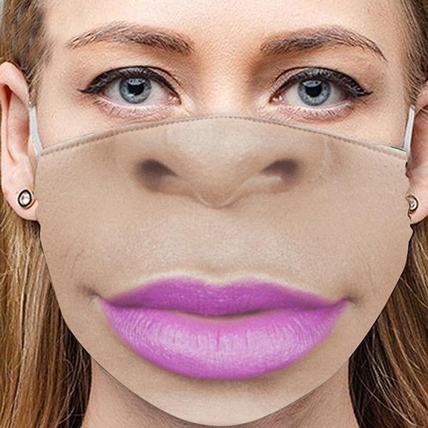 Face Expression Breathable Cotton Face Mask