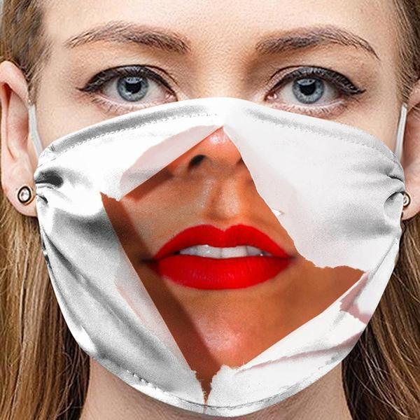 Face Expression Breathable Cotton Face Mask