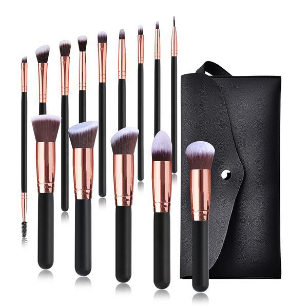 Premium Makeup Brushes 14 PCS With Storage Bag