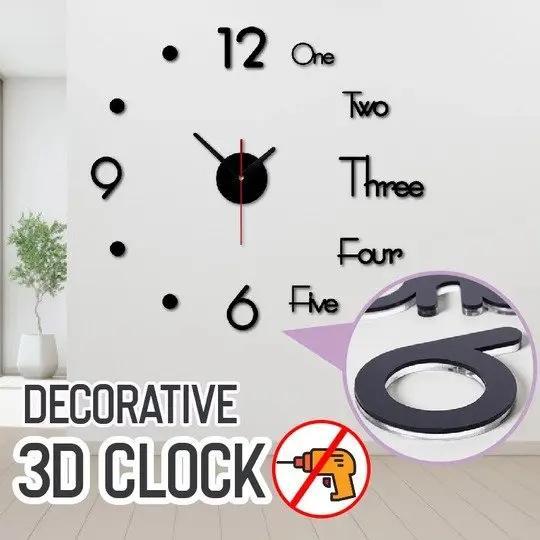 Decorative 3D Clock