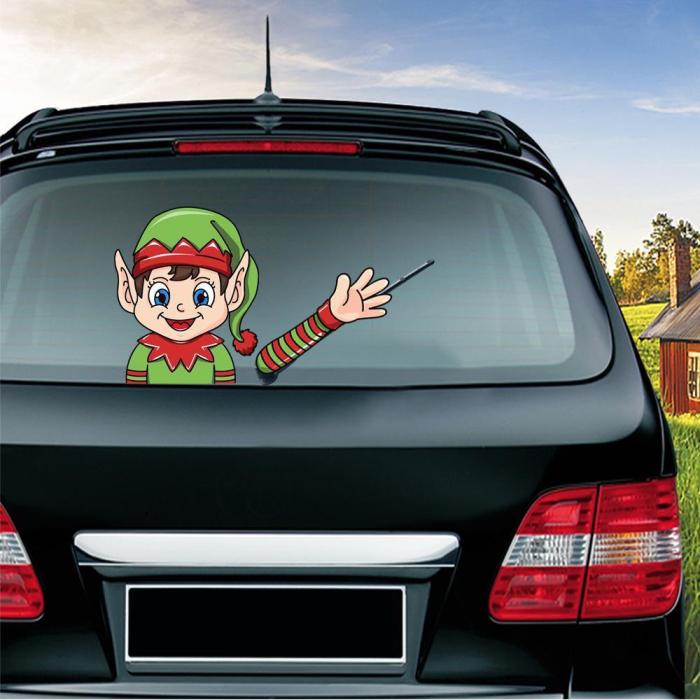 Car Wiper Christmas Decal Stickers