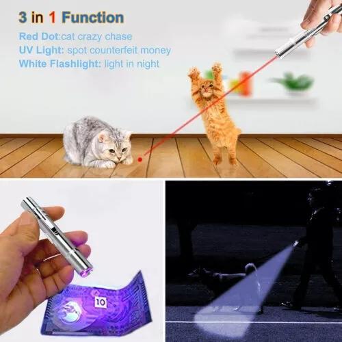 Pet Toy USB Rechargeable 5 In 1 Funny Cat Stick