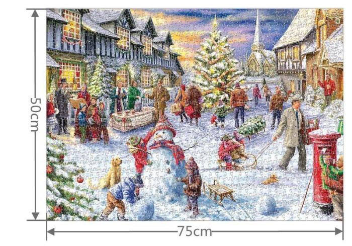 1000 Pieces White Christmas Puzzle