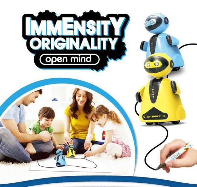 Christmas Sale! Creative Car Robot  Follow Line To Walk