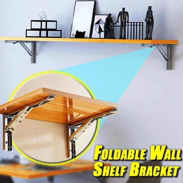 Foldable Wall Shelf Bracket ( 2Pcs)