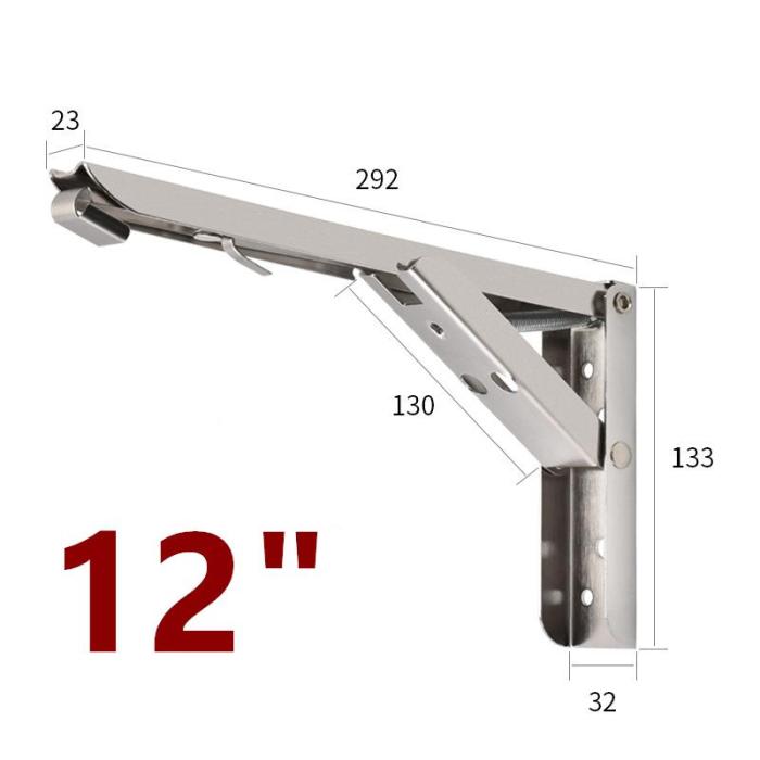 Foldable Wall Shelf Bracket ( 2Pcs)