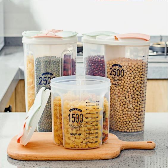 Rotating Kitchen Storage Tank Dry Food Storage Containers
