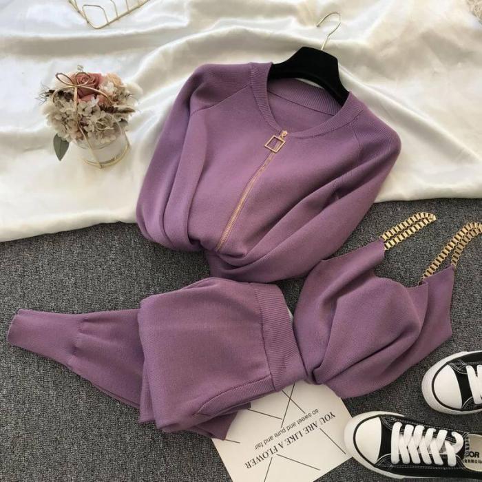 2021 Spring Outfit Women's fashion three-piece suit