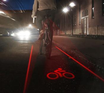 Laser Bike Light Rear Bike Tail Light