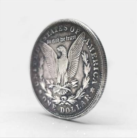 1921-P Morgan Doller Hand Carved Coins/1878-1921 Morgan Dollar Sliver Coin