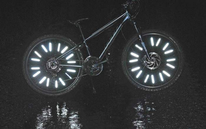 Bicycle Wheel Spoke Reflector (12Pcs/Pack)