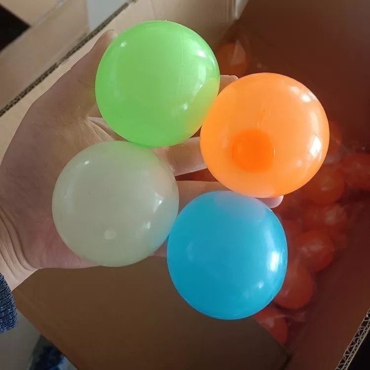 glow balls sticky