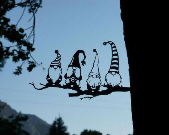 🌸Spring Decor💐-Steel Branch Gnomes Decoration