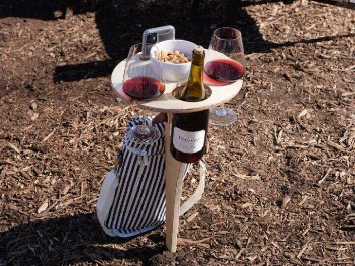 🔥Outdoor Portable Wine Table