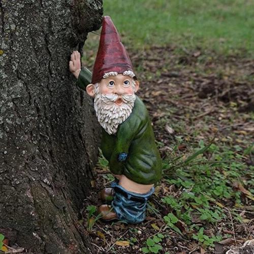 Funny garden gnomes cute gnome for garden decorating