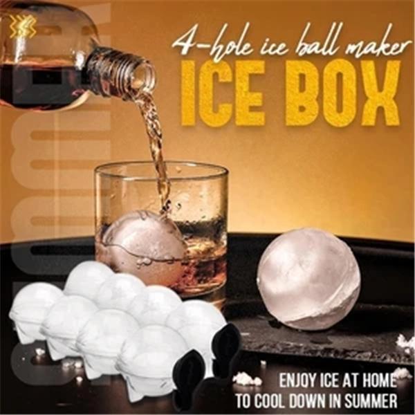 Hole ice ball maker 4-hole icebox(Summer Essentials)