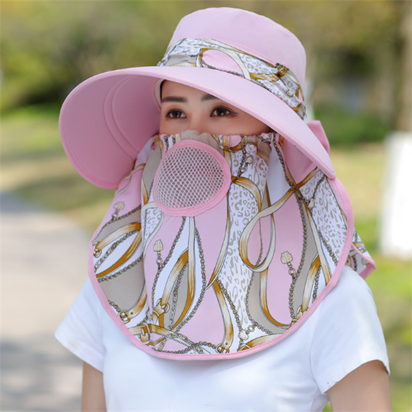 👒Fashion  Detachable Shawl Sunhat