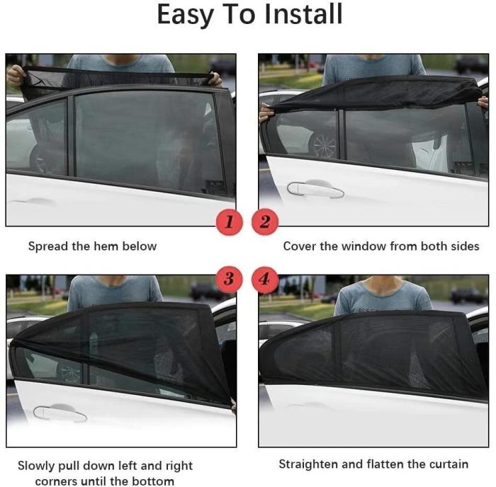 Car SunShade Auto UV Protector(2 pcs)