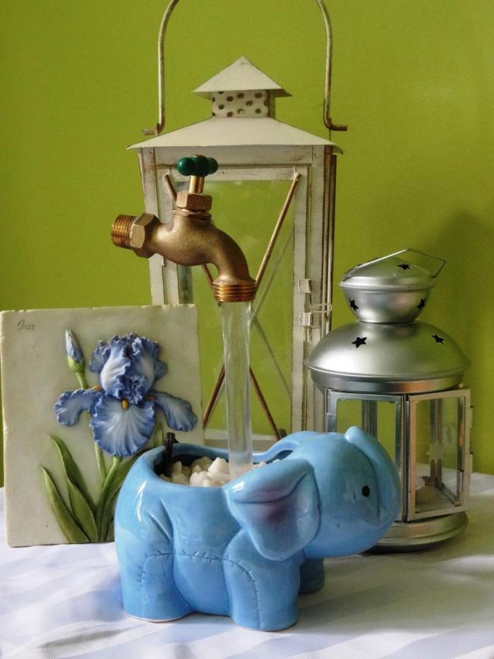 Invisible Flowing Spout Watering Can Fountain - Yard Art Decor