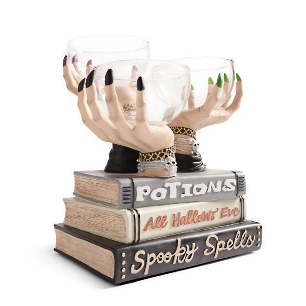Witch Hands Snack Bowl Stand