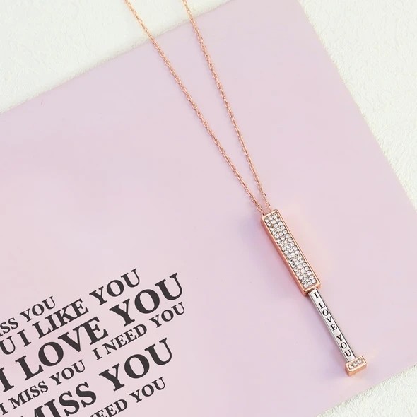  I Love You  Pendant Necklace