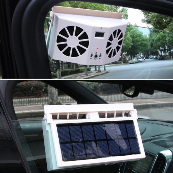 Solar Car Exhaust Heat  Fan