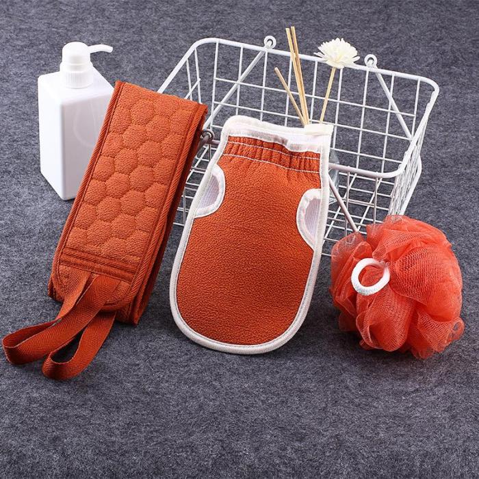 🌲Exfoliating Back Scrubber Set for Shower(3 Pcs/Set)