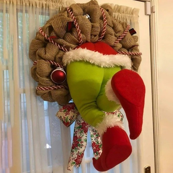 Thief Grinch Christmas Wreath