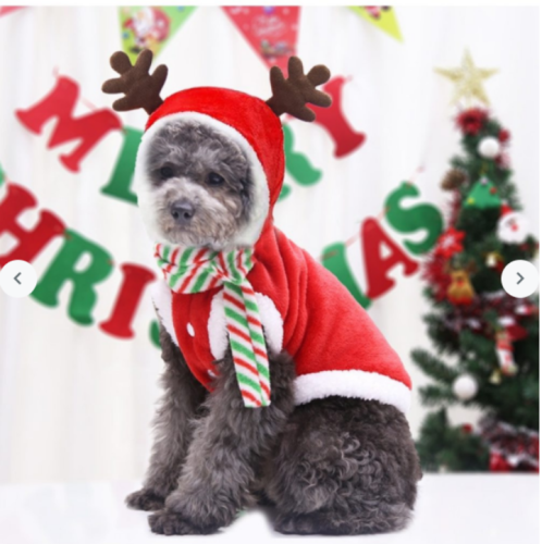 New Dog Clothes Christmas Costumes Dogs Cat Hoodies Chihuahua Winter