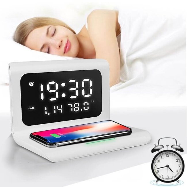 3 in 1 Multifunction Wireless Charging Clock