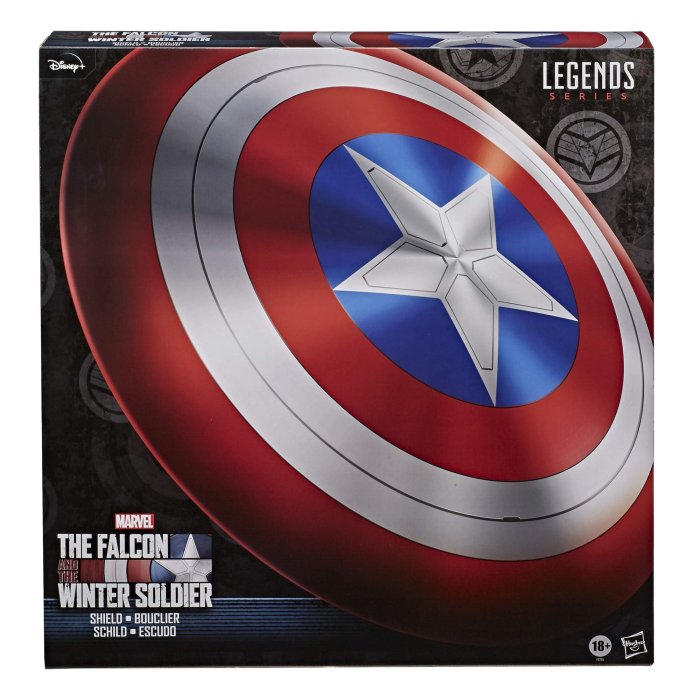 Captain America 13 inch Shield for cosplay and home decoration