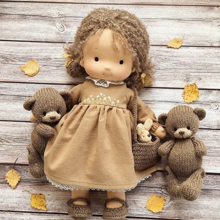 LAST DAY 60% OFF🎁The Best Gift for Kids-Artist Handmade Waldorf Doll👧