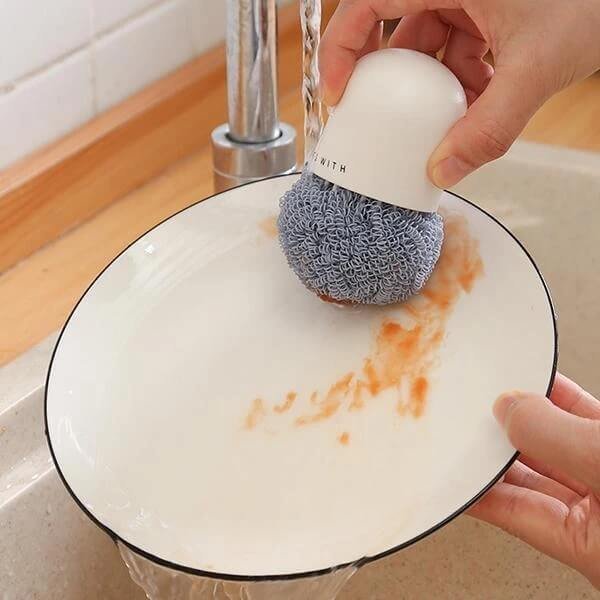 Nano Dish Scrubber Pot Brush
