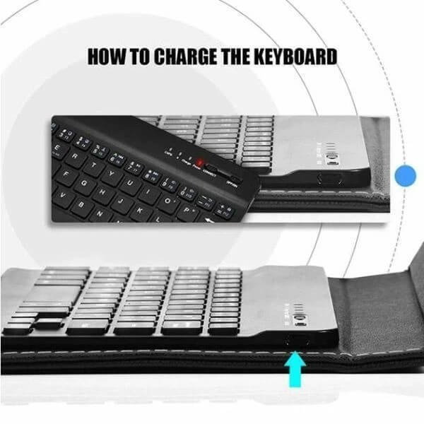 Detachable Wireless Bluetooth Keyboard Kit