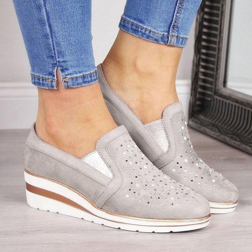 Women Comfortable Slip-On Sneaker Shoes -loafers